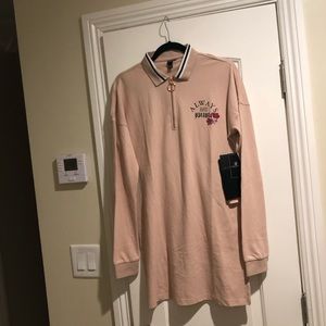 Volcom long sleeve collared dress